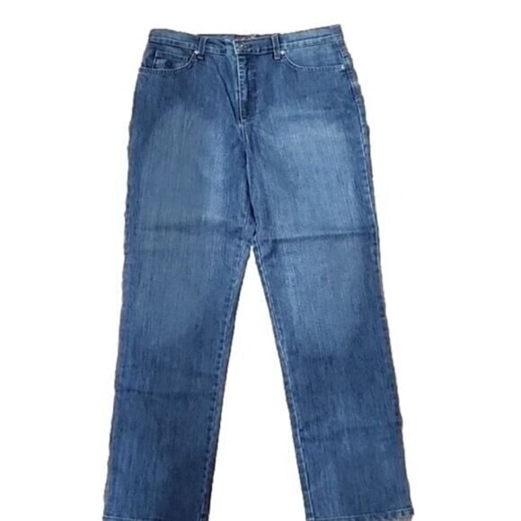 Gloria Vanderbilt Jean Amanda Slimming High Rise Tapered Leg NWT Women's 14 - Picture 1 of 10